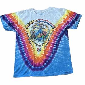 Dead & Company 2023 "Final Tour" (Liquid Blue) XL Ice-Cream Man Tie-Dye